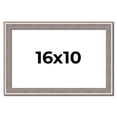 thumbnail image 1 of 16x10 Frame Grey Real Wood Picture Frame Width 1.25 inches | Interior Frame Depth 0.5 inches | Hans, 1 of 8