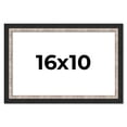 thumbnail image 1 of 16x10 Frame Silver Real Wood Picture Frame Width 1.25 Inches | Interior Frame Depth 0.75 Inches |, 1 of 8