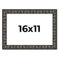 thumbnail image 1 of 16x11 Frame Black-Brown Medieval Solid Wood Picture Frame | 1.5 Inch Moulding Width | Gotham, 1 of 8