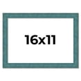 thumbnail image 1 of 16x11 Frame Blue Rustic Barnwood Solid Wood Picture Frame Width 1.25 Inches | Interior Depth 0.5, 1 of 8