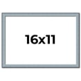 thumbnail image 1 of 16x11 Frame Blue Scuffed Farm Board Solid Wood Picture Frame Width 0.75 Inches | Interior Depth 0.5, 1 of 8