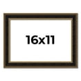 thumbnail image 1 of 16x11 Frame Gold Antique Vintage Sold Wood Picture Frame | 1.75 Inch Moulding Width | Interior, 1 of 8