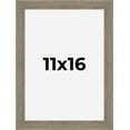 thumbnail image 1 of 11x16 Frame Gray Barnwood Rustic Solid Wood Picture Frame | 1.5 Inch Moulding Width | Includes UV, 1 of 8
