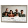 thumbnail image 1 of 16x11 Frame Grey Solid Wood Picture Frame Width 1 Inches | Interior Frame Depth 0.5 Inches |, 1 of 8
