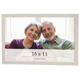 thumbnail image 1 of 16x11 Frame White Wheat Solid Wood Picture Frame | Moulding Width 0.75 Inches | Interior Depth 0.5, 1 of 8