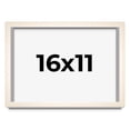 thumbnail image 1 of 16x11 Frame White Wheat Solid Wood Picture Frame | Moulding Width 0.75 Inches | Interior Depth 0.5, 1 of 8