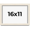 thumbnail image 1 of 16x11 Shadow Box Frame White | 1.125 Inches Deep Real Wood Rustic Shadowbox Display Frame | UV, 1 of 5
