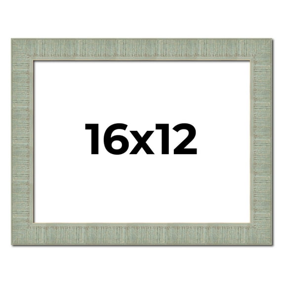 16x12 Frame Green Desert Pear Solid Wood Picture Frame | 1.625 Inch Moulding Width | Interior Frame