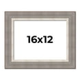 thumbnail image 1 of 16x12 Frame Grey Real Wood Picture Frame Width 2.75 Inches | Interior Frame Depth 0.5 Inches |, 1 of 8