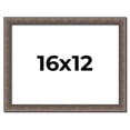 thumbnail image 1 of 16x12 Frame Silver Real Wood Picture Frame Width 1.25 Inches | Interior Frame Depth 0.5 Inches |, 1 of 8