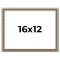 thumbnail image 1 of 16x12 Frame Silver Versailles Ornate Solid Wood Picture Frame | 1 Inch Moulding Width | Interior, 1 of 8
