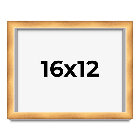 16x12 Shadow Box Bronze Cross-Brushed Display Frame | 1.625 Inches Deep Solid Wood | UV Resistant
