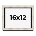 thumbnail image 1 of 16x12 Shadow Box Frame Silver | 1.625 Inches Deep Real Wood Contemporary Shadowbox Display Frame |, 1 of 7
