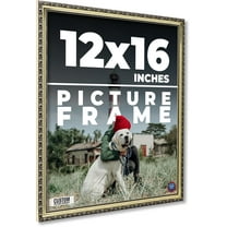 16x12 Silver Wood Picture Frame - UV Acrylic, Foam Board Backing, Hanging Hardware