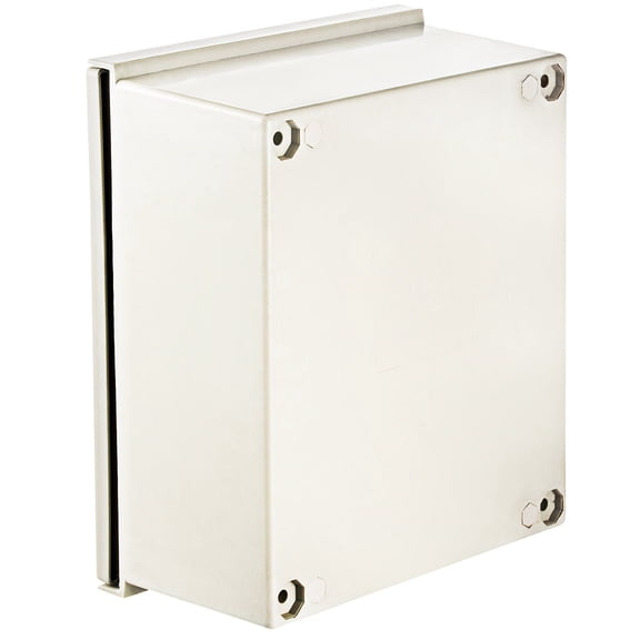 16x12x8 Inch NEMA 4X Fiberglass Electrical Box, IP66 Rated Waterproof & Dustproof, Outdoor Indoor Electrical Enclosure with Mounting Plate (40x30x20cm)