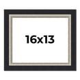 thumbnail image 1 of 16x13 Frame Black Real Wood Picture Frame Width 2.25 Inches | Interior Frame Depth 0.5 Inches |, 1 of 8