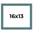 thumbnail image 1 of 16x13 Frame Blue Rustic Barnwood Solid Wood Picture Frame Width 1.25 Inches | Interior Depth 0.5, 1 of 8