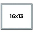 thumbnail image 1 of 16x13 Frame Blue Scuffed Farm Board Solid Wood Picture Frame Width 0.75 Inches | Interior Depth 0.5, 1 of 8