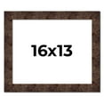 thumbnail image 1 of 16x13 Frame Brown Burl Real Wood Picture Frame Width 1.625 Inches | Interior Frame Depth 0.5 Inches, 1 of 8