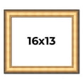 thumbnail image 1 of 16x13 Frame Gold Plein Aire Solid Wood Picture Frame Width 2 Inches | Interior Frame Depth 0.5, 1 of 8