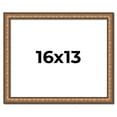thumbnail image 1 of 16x13 Frame Gold Real Wood Picture Frame Width 1.25 inches | Interior Frame Depth 0.5 inches |, 1 of 8
