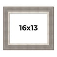 thumbnail image 1 of 16x13 Frame Grey Real Wood Picture Frame Width 2.75 Inches | Interior Frame Depth 0.5 Inches |, 1 of 8