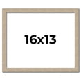 thumbnail image 1 of 16x13 Frame Grey Solid Wood Picture Frame Width 1 Inches | Interior Frame Depth 0.5 Inches |, 1 of 8