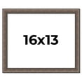 thumbnail image 1 of 16x13 Frame Silver Real Wood Picture Frame Width 1.25 Inches | Interior Frame Depth 0.5 Inches |, 1 of 8