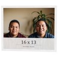 thumbnail image 1 of 16x13 Frame White Real Wood Picture Frame Width 0.75 inches | Interior Frame Depth 0.5 inches |, 1 of 8