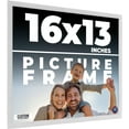 thumbnail image 1 of 16x13 Frame White Real Wood Picture Frame Width 0.75 inches | Interior Frame Depth 0.5 inches |, 1 of 8