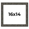thumbnail image 1 of 16x14 Frame Black-Brown Medieval Solid Wood Picture Frame | 1.5 Inch Moulding Width | Gotham, 1 of 8