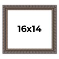 thumbnail image 1 of 16x14 Frame Black Feather Payton Ornate Solid Wood Picture Frame Width 1.75 Inches | Interior Depth, 1 of 8