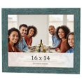 thumbnail image 1 of 16x14 Frame Blue Rustic Barnwood Solid Wood Picture Frame Width 1.25 Inches | Interior Depth 0.5, 1 of 8
