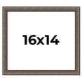 thumbnail image 1 of 16x14 Frame Silver Real Wood Picture Frame Width 1.25 Inches | Interior Frame Depth 0.5 Inches |, 1 of 8