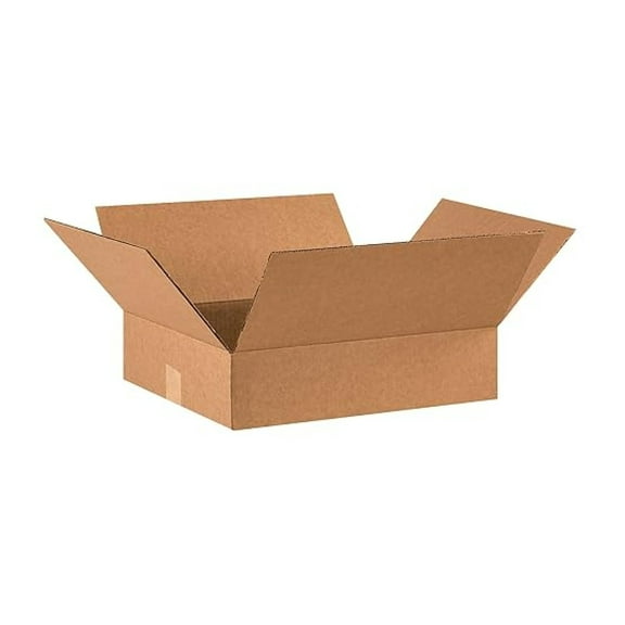16x14x4 Cardboard Boxes - 25 Pack - Corrugated Shipping Boxes for Moving & Storage - Strong Bulk Boxes 16"L x 14"W x 4"H