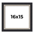 thumbnail image 1 of 16x15 Frame Black Real Wood Picture Frame Width 2.25 Inches | Interior Frame Depth 0.5 Inches |, 1 of 8