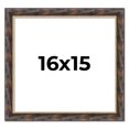 thumbnail image 1 of 16x15 Frame Gold Real Wood Picture Frame Width 1.5 inches | Interior Frame Depth 0.5 inches |, 1 of 8