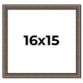 thumbnail image 1 of 16x15 Frame Silver Real Wood Picture Frame Width 1.25 Inches | Interior Frame Depth 0.5 Inches |, 1 of 8