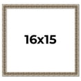 thumbnail image 1 of 16x15 Frame Silver Versailles Ornate Solid Wood Picture Frame | 1 Inch Moulding Width | Interior, 1 of 8