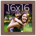 thumbnail image 1 of 16x16 Distressed Brown Real Wood Picture Frame Width 1.25 inches | Interior Frame Depth 0.5 inches, 1 of 8