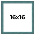 thumbnail image 1 of 16x16 Frame Blue Rustic Barnwood Solid Wood Picture Frame Width 1.25 Inches | Interior Depth 0.5, 1 of 8