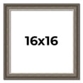 thumbnail image 1 of 16x16 Frame Brown Solid Wood Picture Frame | 1.75 Inch Moulding Width | Austin Frame Complete with, 1 of 8