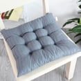 thumbnail image 1 of 16x16 Inch 10-Colors Soft Non-Slip Dining Kitchen Square Chair Cushion Seat Pads Removable Cover On Garden, 1 of 6