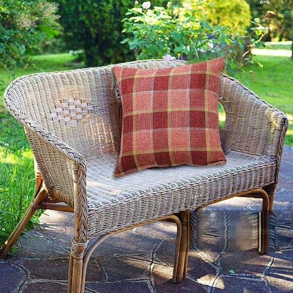 16x16 Inch Solid Color Throw Pillow Covers Square Decorative Polyester Cushion Cases for Sofa Couch Bed Chair Living Room Bedroom Farmhouse Rustic Home Decor