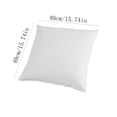 thumbnail image 1 of Throw Pillow Insert 200g, 16x16 Inch Square Cushion Core, Fluffy Polyester Filler, Breathable Washable Interior Pad, for Sofa Bed Chair Indoor Home Decor, 1 of 6