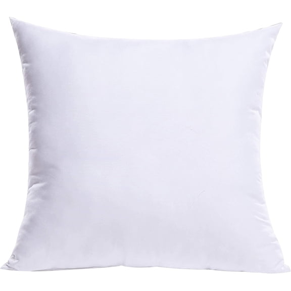 16x16 Inch Throw Pillow Insert for Couch Sofa Bed | Soft Brushed Fabric with Premium Virgin Filling for Lumbar, Back and Neck Support