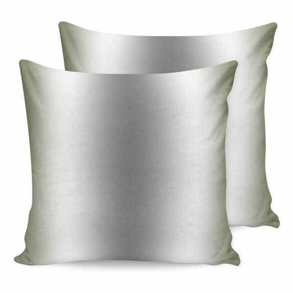 16x16 Pillow Covers Set of 2, Green Grey Square Throw Pillow Covers for Couch/Sofa/Living Room, Gray Farmhouse Modern Rustic Decorative Soft Pillowcases for Couch Throw Pillows with Hidden Zipper