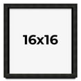 thumbnail image 1 of 16x16 Shadow Box Black Rustic Barnwood Display Frame  | 1.125 Inch Deep | 0.875 Inch Moulding Width, 1 of 4