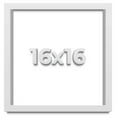 thumbnail image 1 of 16x16 Shadow Box High Gloss White Display Frame | 1.625 Inches Deep | 1 Inch Moulding Width | Solid, 1 of 4
