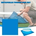 thumbnail image 1 of 16x16ft Round Above Ground Pool Liner Pad - Thickened Geotextile Ground Cloth for Under Pool, Puncture Protection & Extended Liner Life, Durable Square Pool Mat for Grass or Uneven Surfaces, 1 of 4